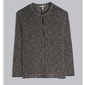 Eileen Fisher Organic Melange Linen Grain Jacket in Size Medium